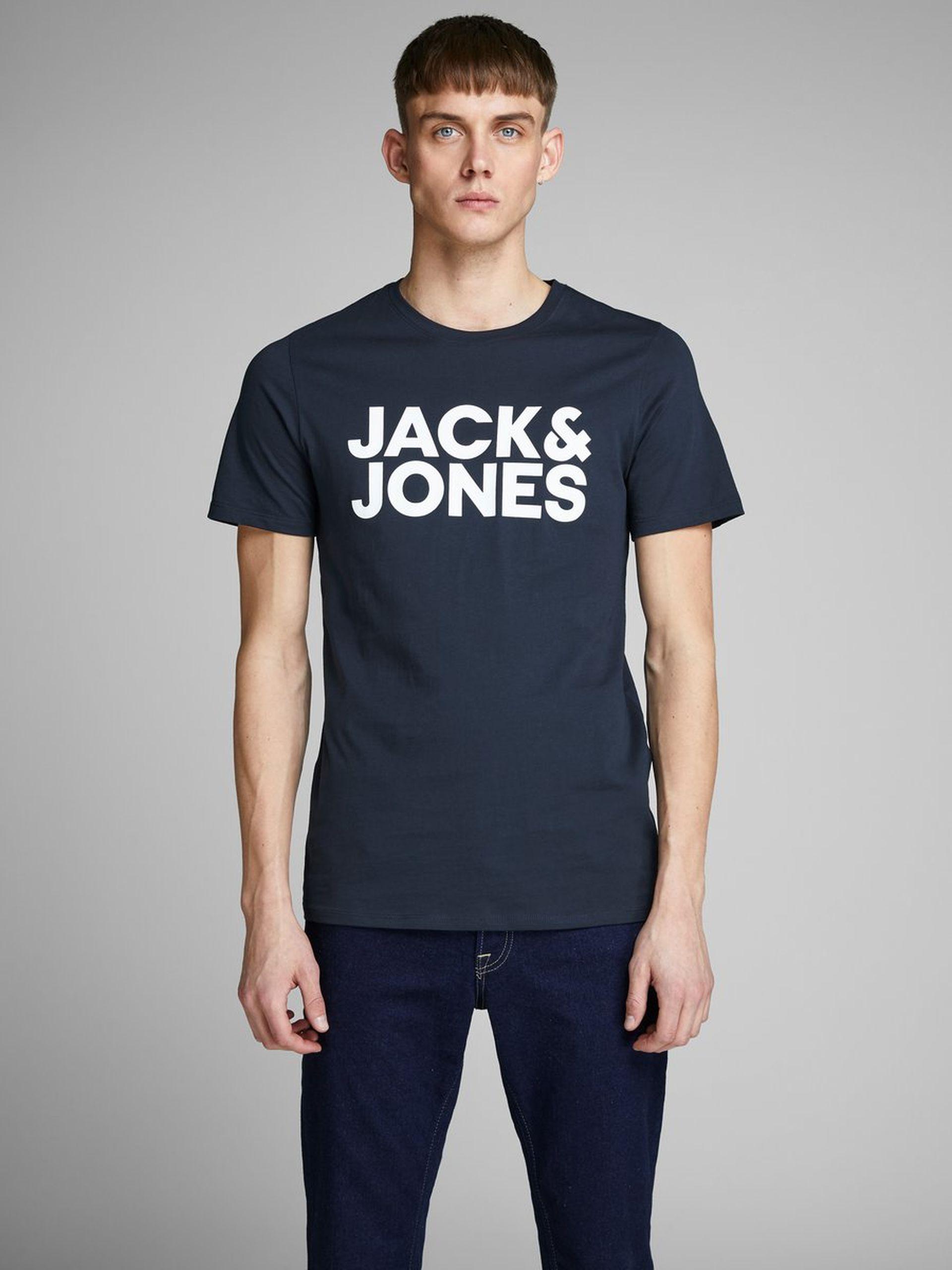 Футболка чоловіча Jack & Jones 12151955 M Синій