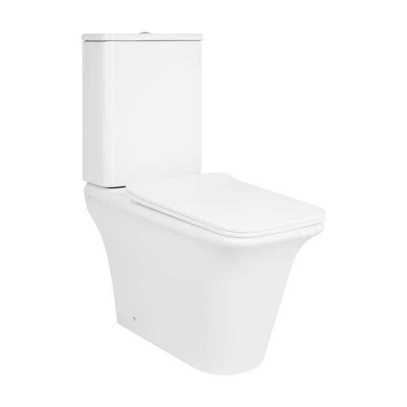 Унитаз-компакт Qtap Kalao безободковый с сиденьем Soft-close (QT08221213AW) Унитаз-компакт Qtap Kalao безободковый с сиденьем Soft-close (QT08221213AW)