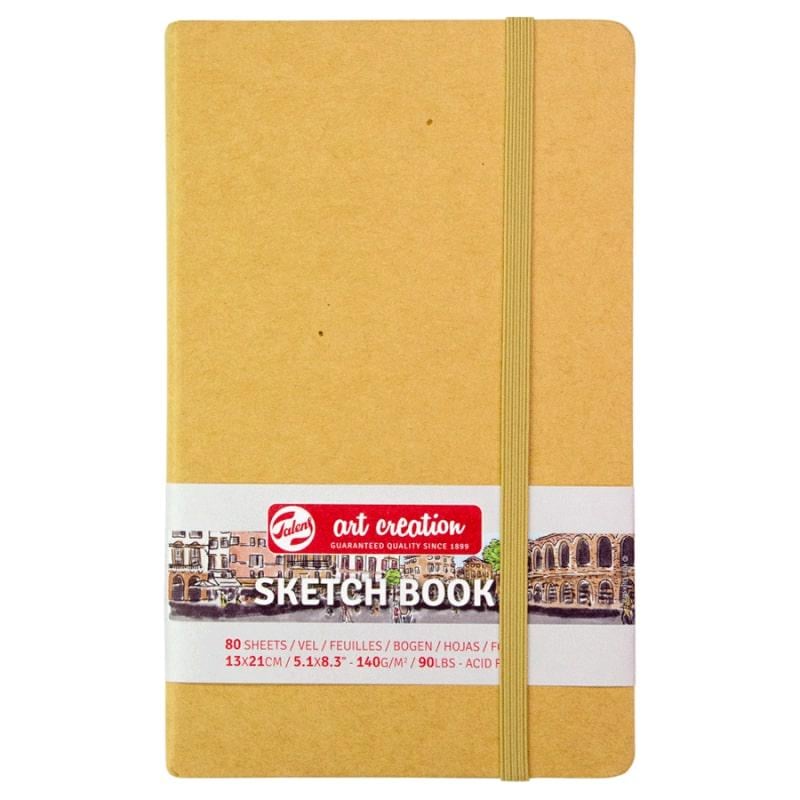 Альбом для графики Royal Talens Art Creation твердый переплет 140 г/кв. м 80 л. 13x21 см Kraft (9314432M)