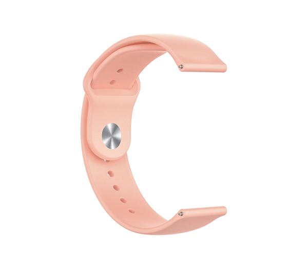 Ремешок для смарт-часов Silicone Samsung Galaxy Watch4 Classic 46 мм 22 мм Розовый
