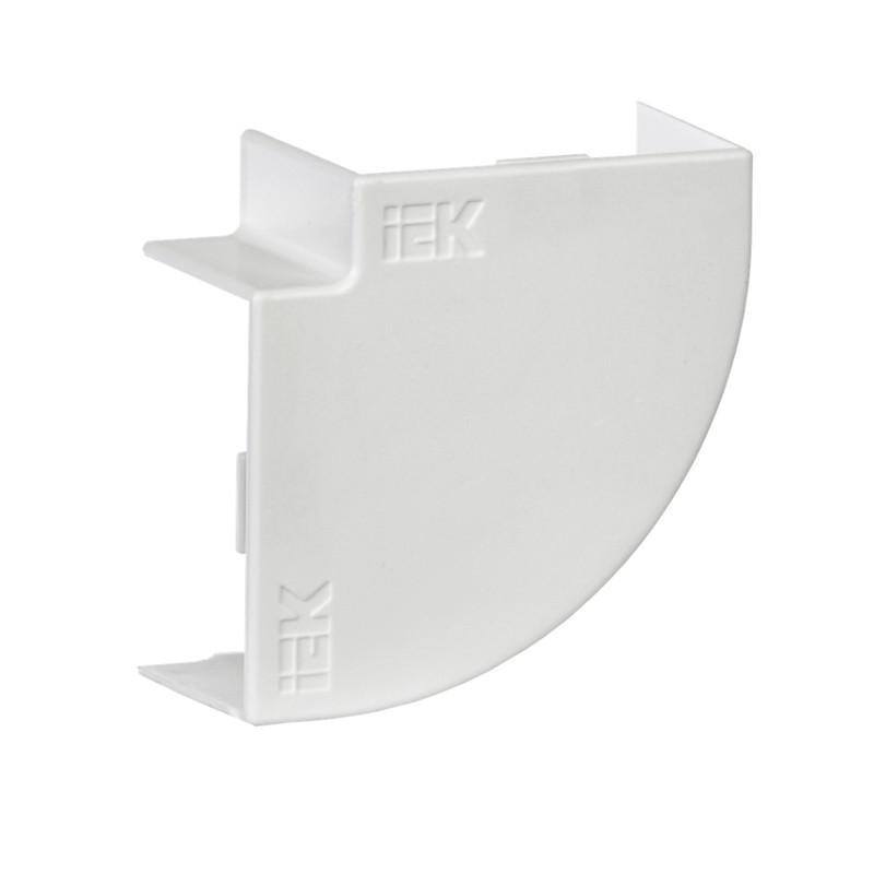 Угол плоский UEC КМП для короба 12x12 мм Белый (CKMP10D-P-012-012-K01-R)