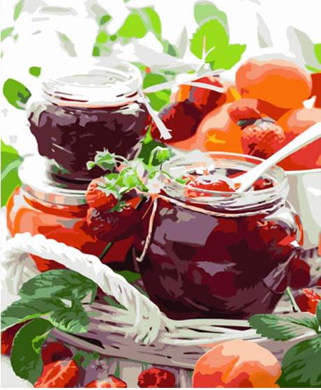 Картина за номерами Стратег полуничне вареня hh077 40x50 см