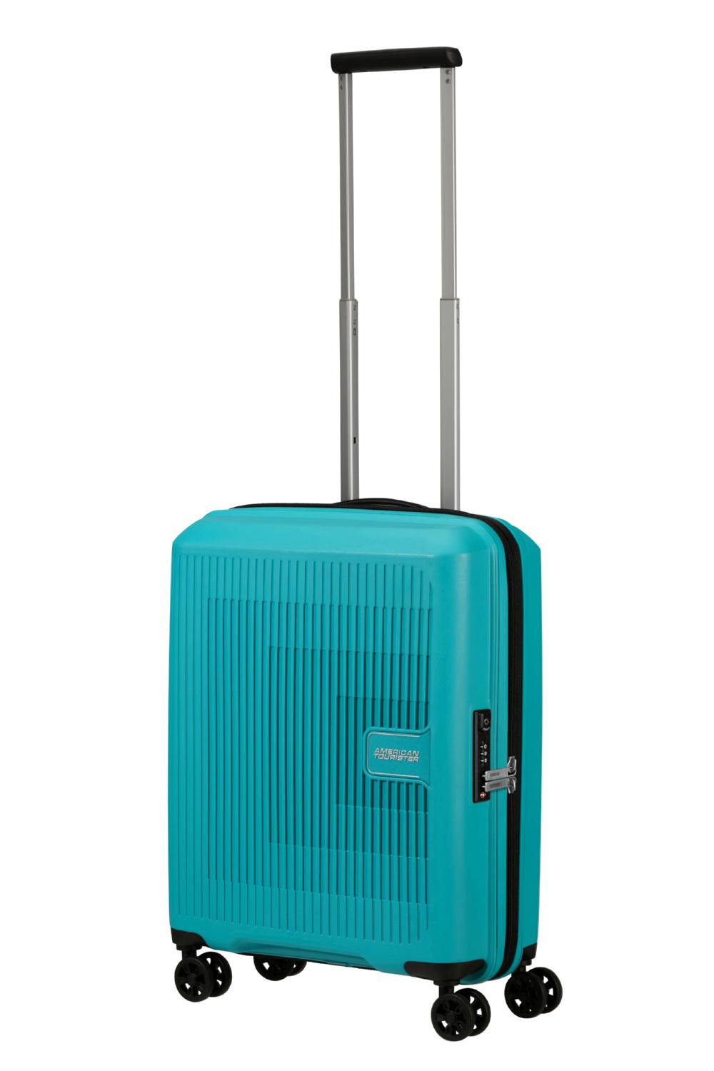 Чемодан American Tourister AEROSTEP 55x40x20/23 см Бирюзовый (MD8*21001) - фото 7