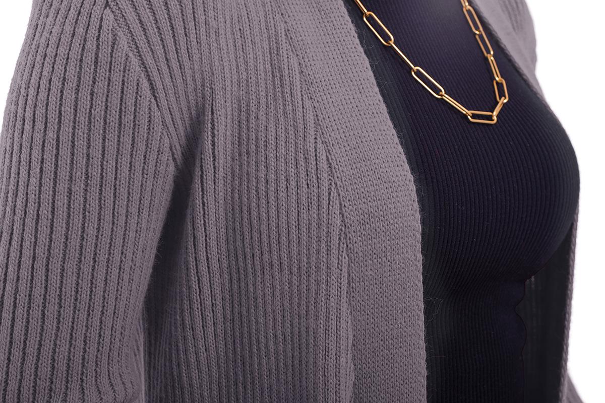 Кардиган SVTR вільний міді р. 42-46 Сірий (407) - фото 5 Кардиган SVTR вільний міді р. 42-46 Сірий (407) - фото 5