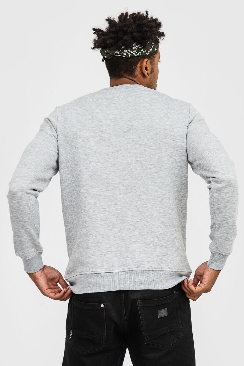 Світшот утеплений RAY BASIC U0301 UNISEX XS Сірий меланж - фото 3 Світшот утеплений RAY BASIC U0301 UNISEX XS Сірий меланж - фото 3