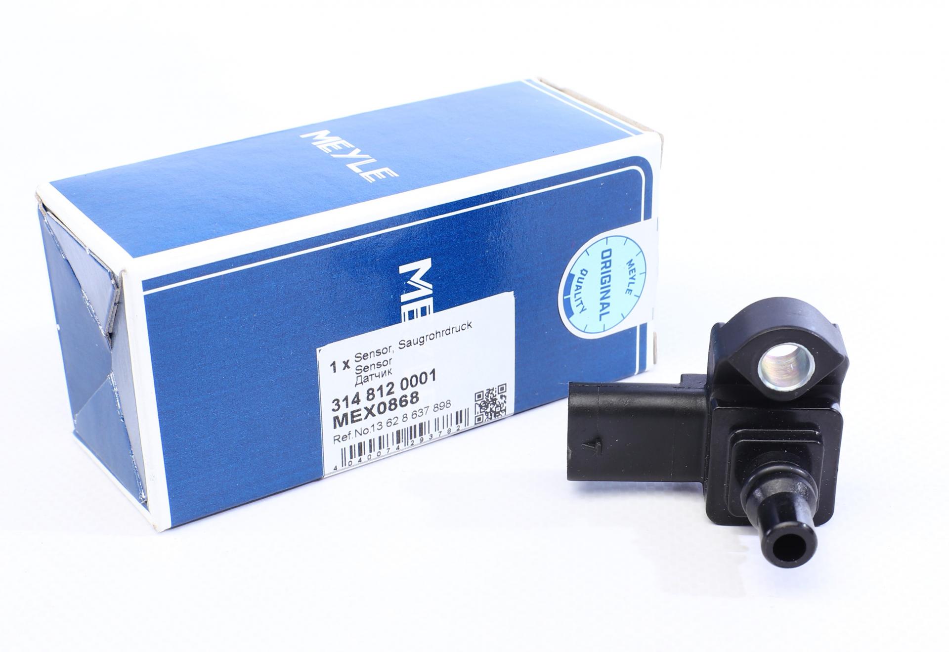 Датчик тиску у впускному газопроводі BMW 1/2/3/4/X1/X2 1,2/1,5/1,5H 13- (314 812 0001)