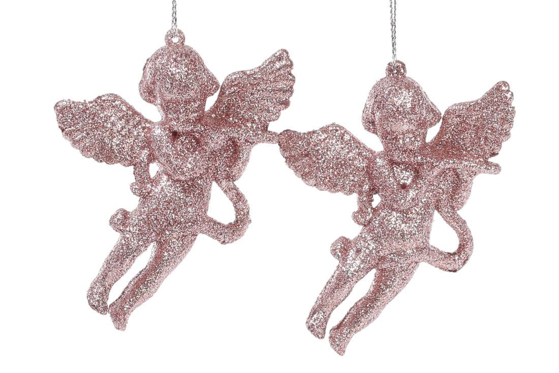 Набор елочных украшений Ангел BonaDi 2 шт. (113-415) Набор елочных украшений Ангел BonaDi 2 шт. (113-415)