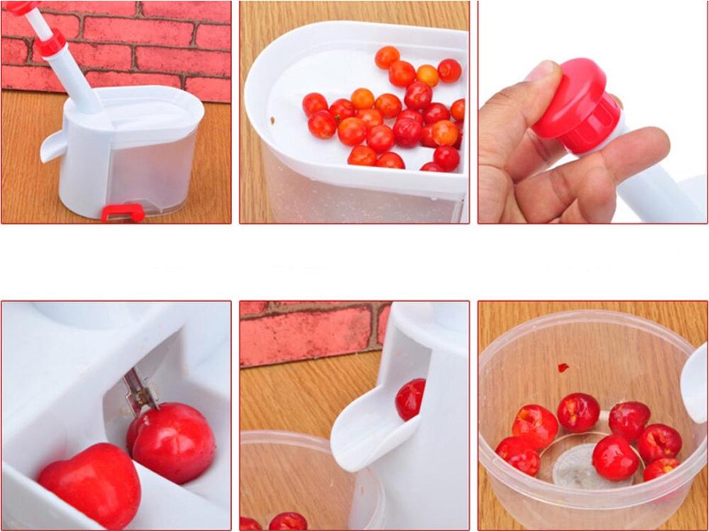 Машинка для удаления косточек из вишни HelferHoff 16x12x10 см - фото 4 Машинка для удаления косточек из вишни HelferHoff 16x12x10 см - фото 4