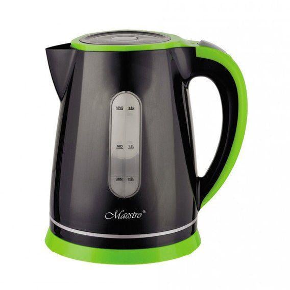 Электрочайник дисковый Maestro 058 пластиковый Черный (1451725820)