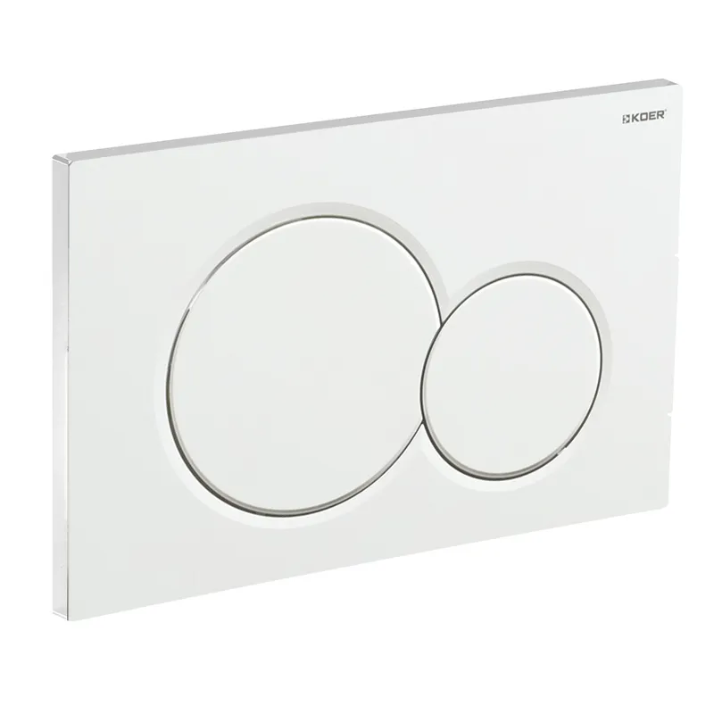 Панель смыва KOER KT-0601-03 пластиковая кнопка круглая (KR5175)