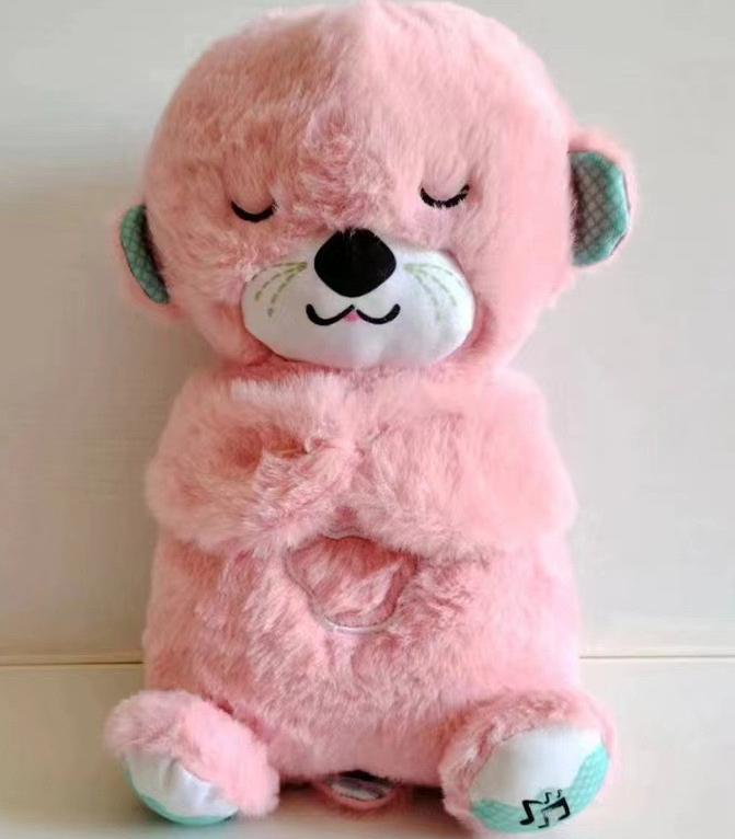 М'яка іграшка Видра з сердечком з функцією нічника із мелодією Рожевий (121) - фото 1 М'яка іграшка Видра з сердечком з функцією нічника із мелодією Рожевий (121) - фото 1