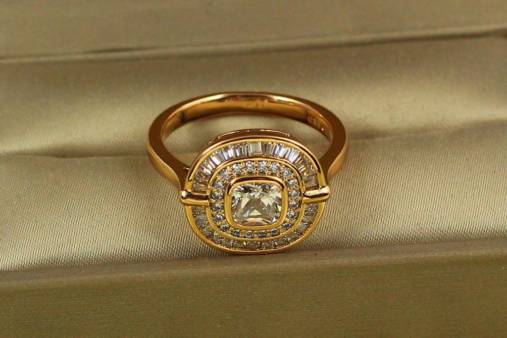 Кольцо Xuping Jewelry Данте р. 20 Золотистыйтистое (27573475) Кольцо Xuping Jewelry Данте р. 20 Золотистыйтистое (27573475)