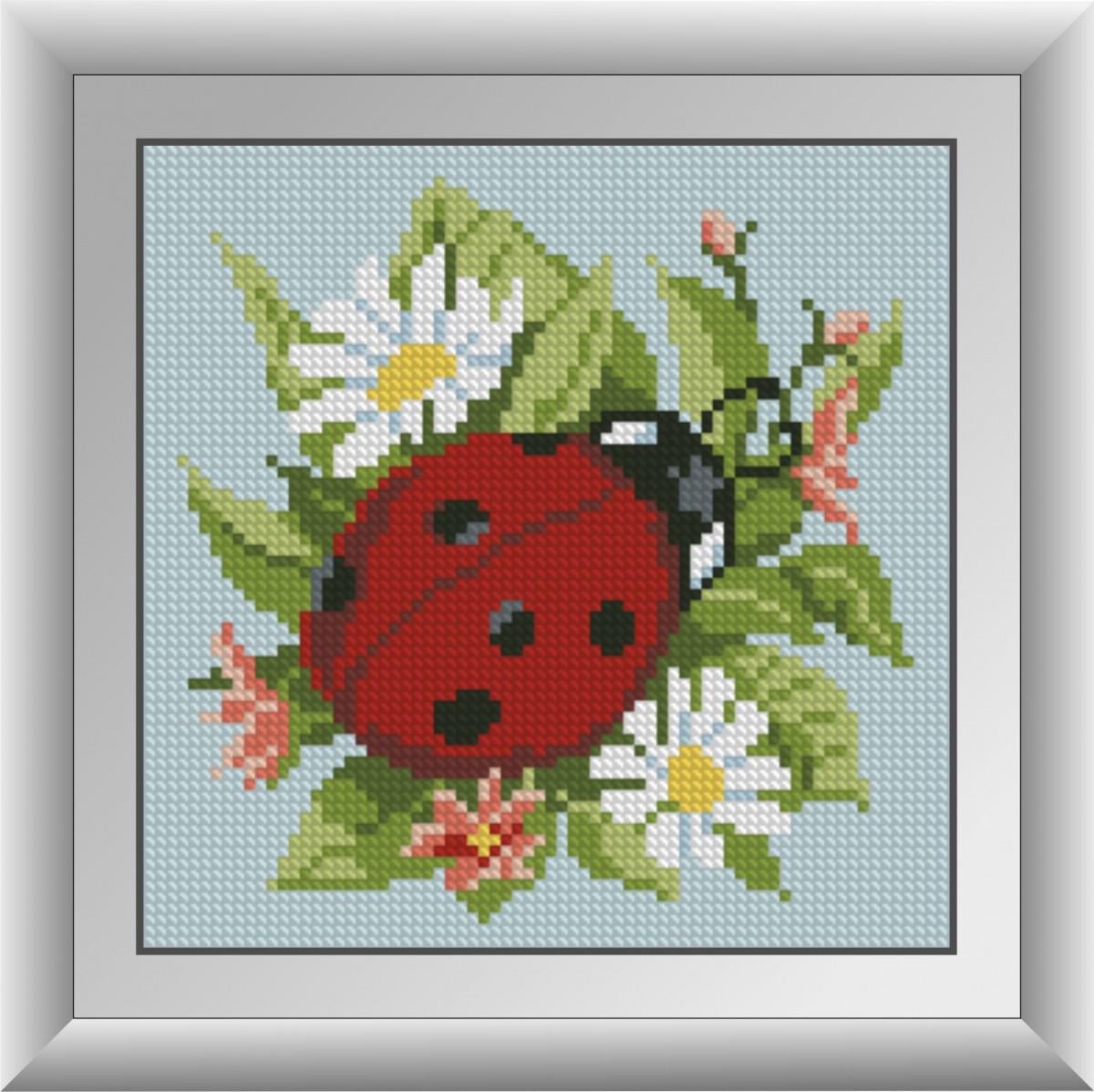 Алмазная мозаика Dream Art Божья коровка 30672 в коробке (1309821809)