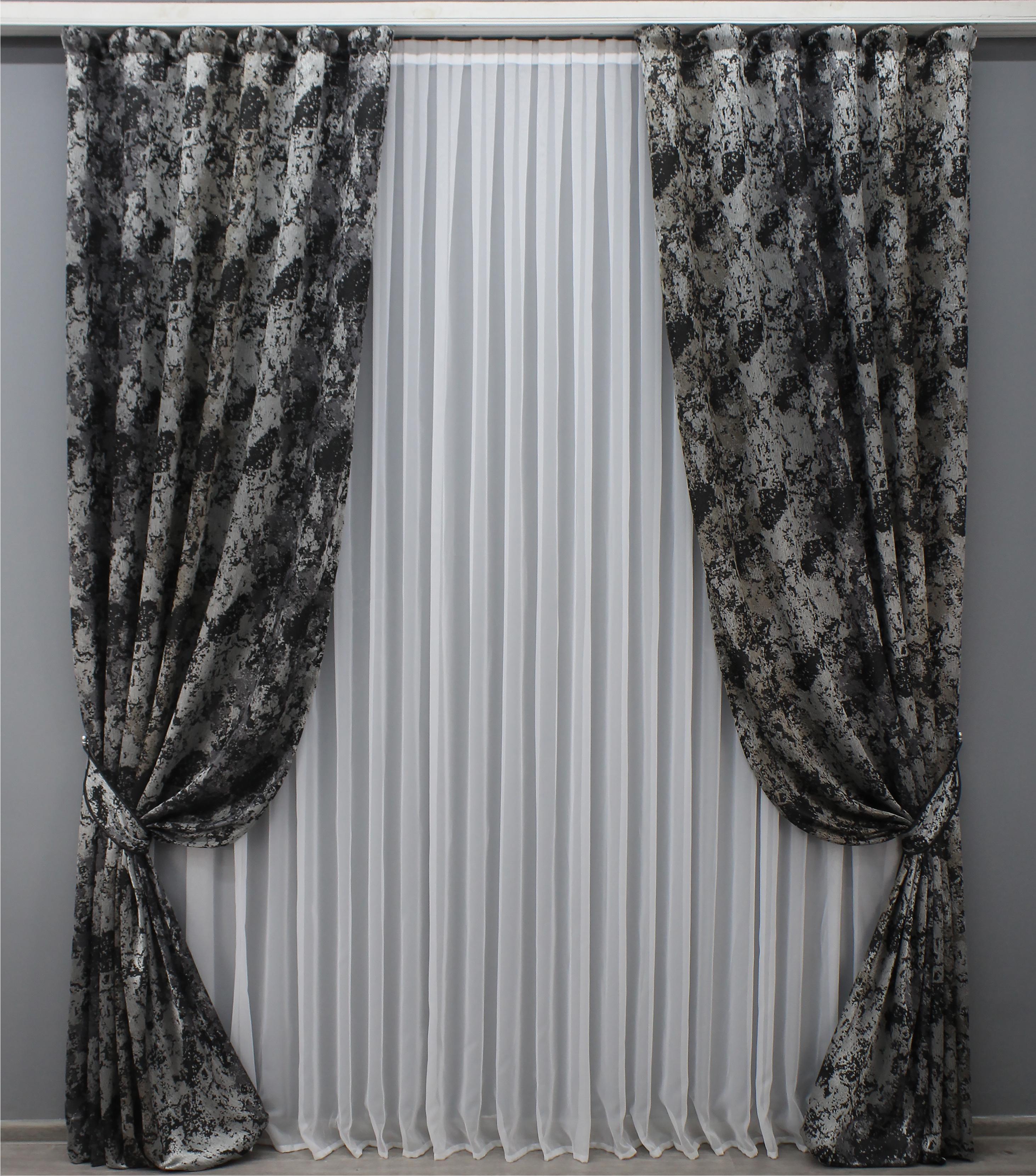 Комплект готовых штор VR-Textil Мрамор Al-7 № 1461ш 150х290 см 2 шт. Разноцветный (33-0328) Комплект готовых штор VR-Textil Мрамор Al-7 № 1461ш 150х290 см 2 шт. Разноцветный (33-0328)