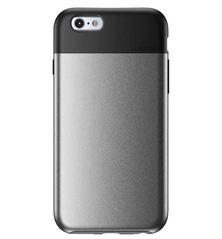 Чехол-накладка Lunatik FLAK for iPhone 6/6S, Black/Silver