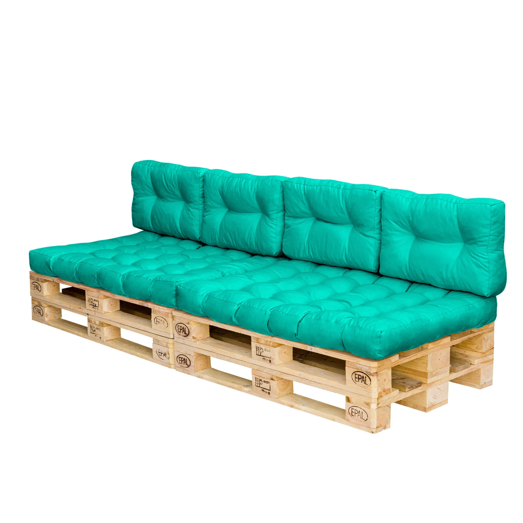 Матрац для вуличних меблів 120х60х10 см М'ятний