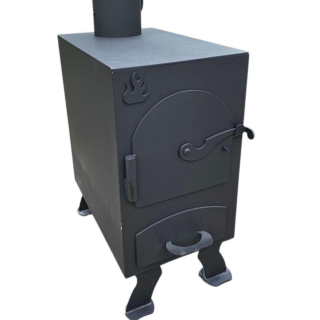 Буржуйка на дровах Трійка для дому сталева 3 мм - фото 2