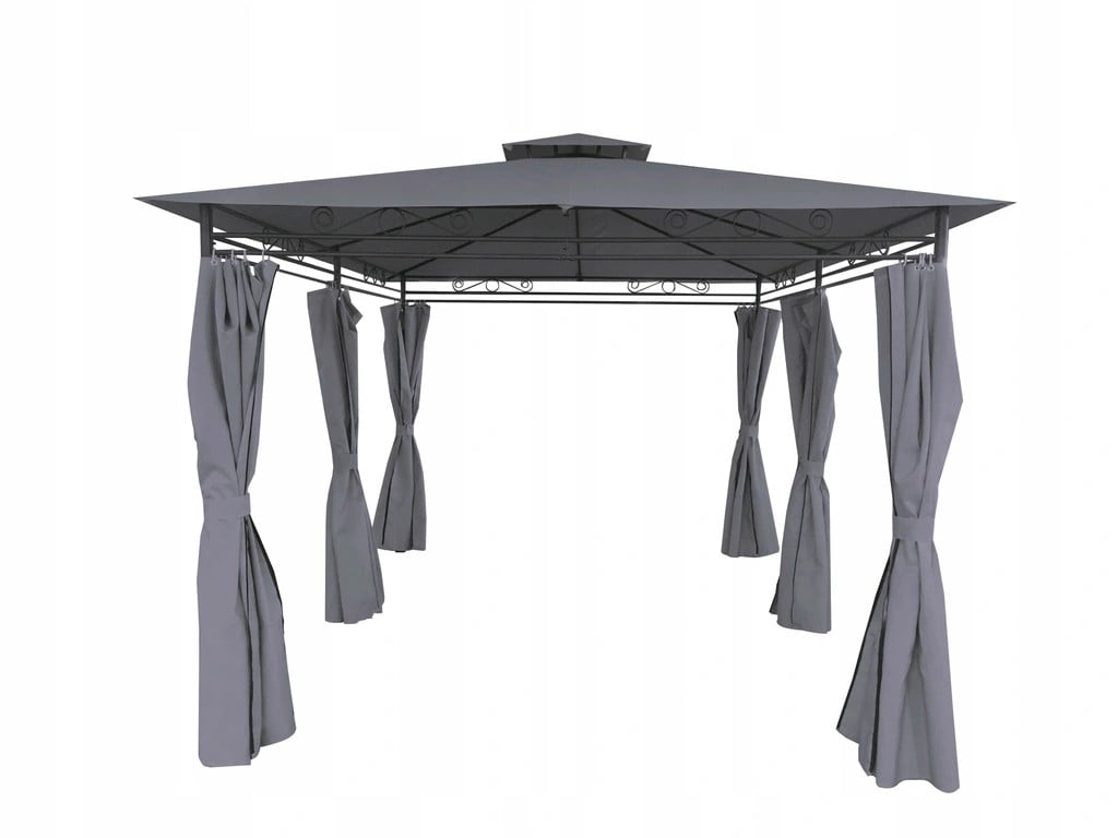 Павільон садовий GardenLine ORION 280х400 см Grey (62cc0a2a4bfbcd60ef77d5a3) - фото 3 Павільон садовий GardenLine ORION 280х400 см Grey (62cc0a2a4bfbcd60ef77d5a3) - фото 3