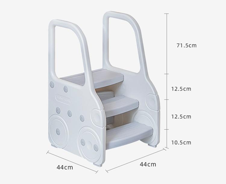 Підставка-сходинка Автомобіль Babyhood BP-111 Білий (29415011) - фото 2