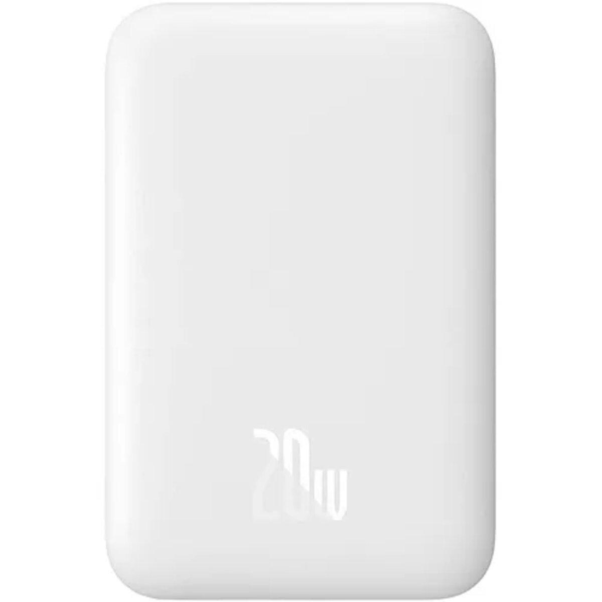 Повербанк BASEUS 10000 mAh с LED-индикатором 20 Вт White (PPCX070002)