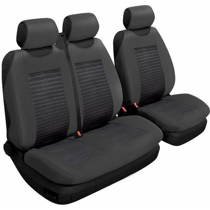 Авточехлы универсальные Beltex Comfort 2+1 Тип А без подголовников Black (53210)