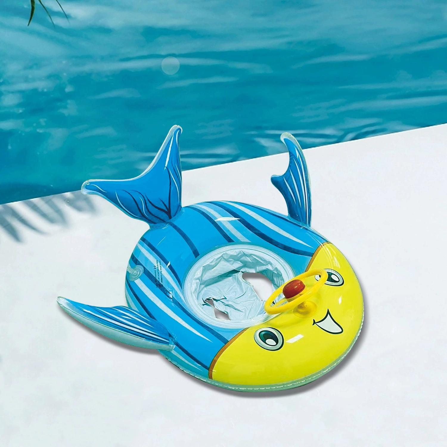 Коло дитяче надувне для плавання Рибка 72x63 см Жовто-Блакитний - фото 9 Коло дитяче надувне для плавання Рибка 72x63 см Жовто-Блакитний - фото 9