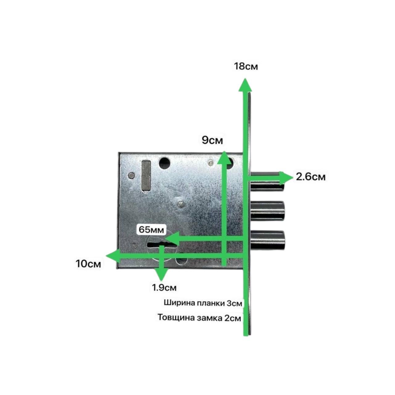 Замок врезной дополнительный Kale 447 L для бронированных дверей и гаражных ворот (24043723) - фото 4 Замок врезной дополнительный Kale 447 L для бронированных дверей и гаражных ворот (24043723) - фото 4