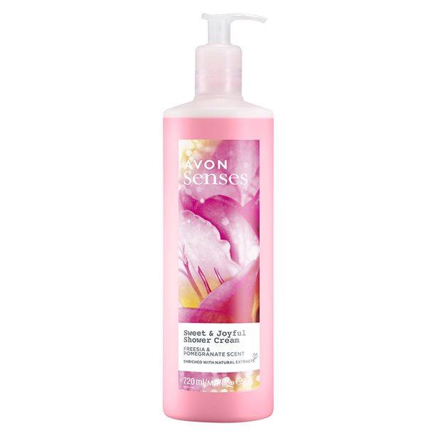 Крем-гель для душу Avon Щасливі моменти Фрезія і гранат 720 мл (29008281)
