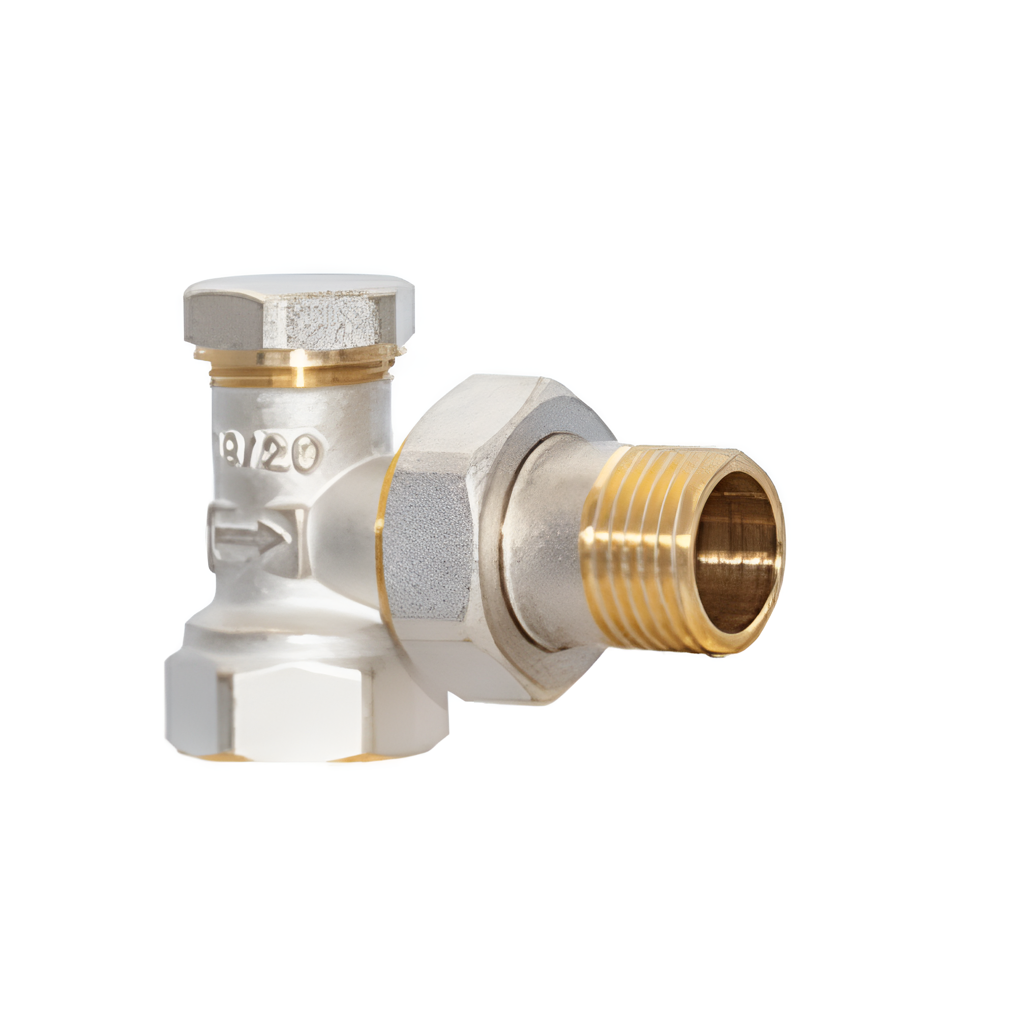 Кран радиаторный FADO S.r.l Сlassic угловой нижний 1/2" (KR02)