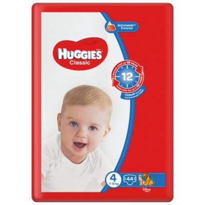 Подгузник Huggies Classic 4 7-18 кг Jumbo 44 шт. (5029053573915)