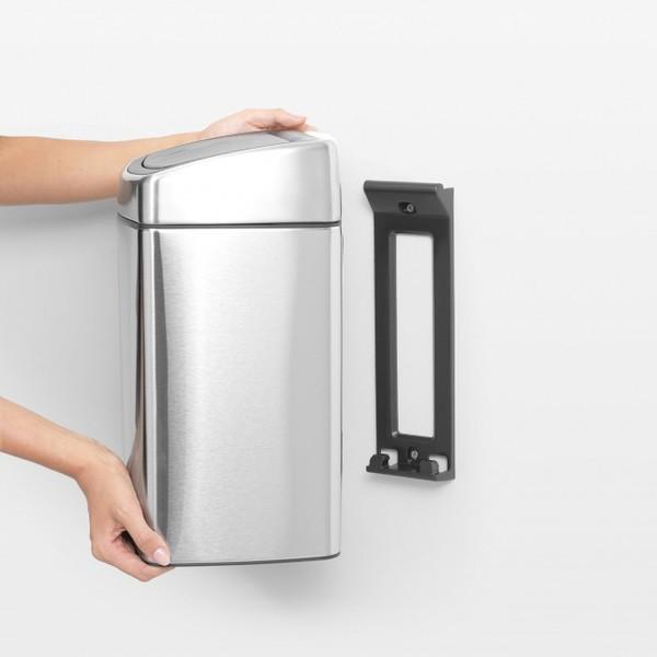 Бак для мусора Brabantia Touch Bin 10 л Темно-серый (477225) - фото 5