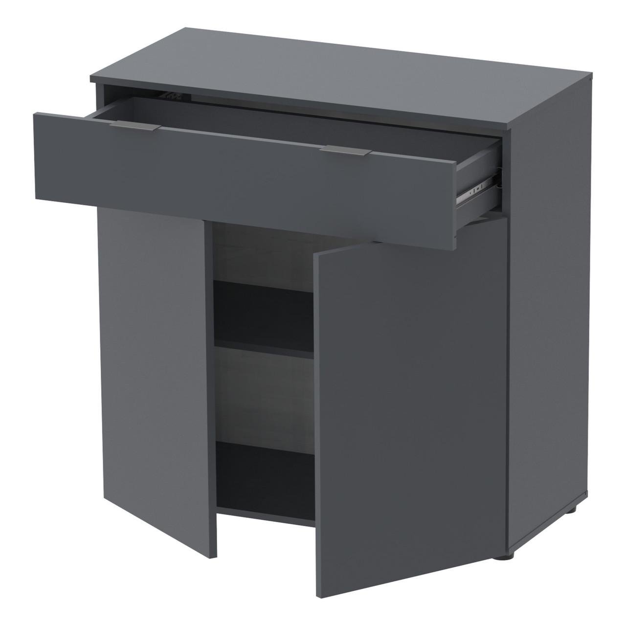 Комод в гостиную Doros Рон 2 80х38х100 см Графит (DRS-011295) - фото 4 Комод в гостиную Doros Рон 2 80х38х100 см Графит (DRS-011295) - фото 4