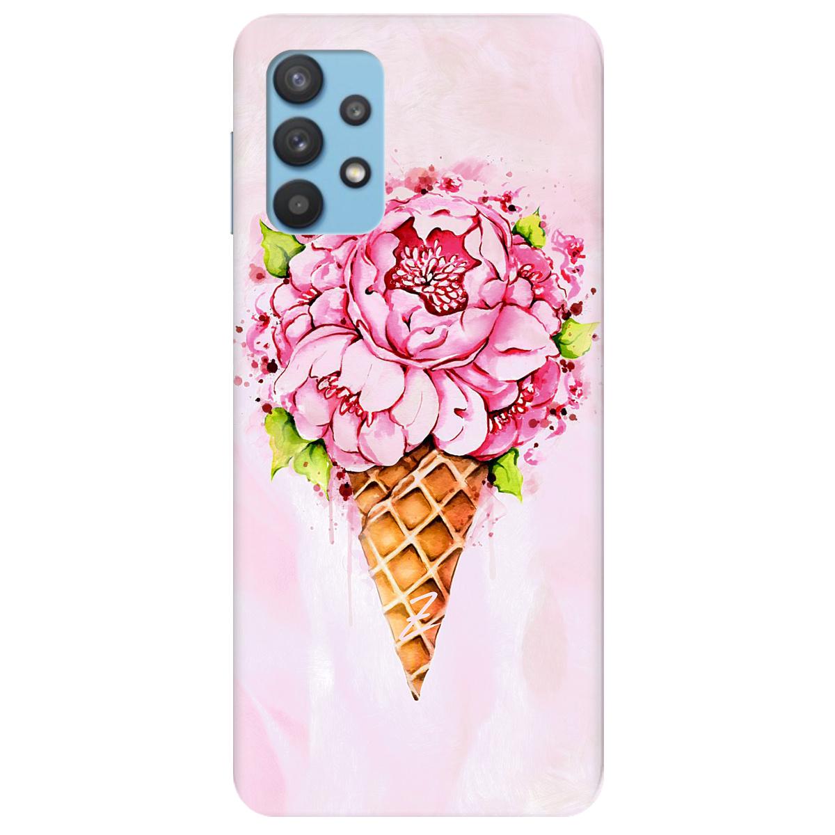 Силиконовый чехол Zorrov для Samsung Galaxy A32 - Ice cream (15500040134121662)