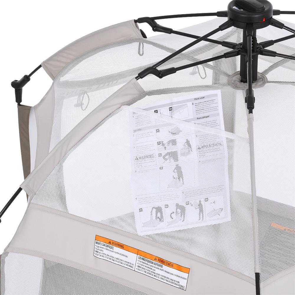 Палатка автоматическая MR 1515 с сетчатыми стенками/чехлом на крышу и молнией 140х124х110 см Бежевый - фото 9 Палатка автоматическая MR 1515 с сетчатыми стенками/чехлом на крышу и молнией 140х124х110 см Бежевый - фото 9