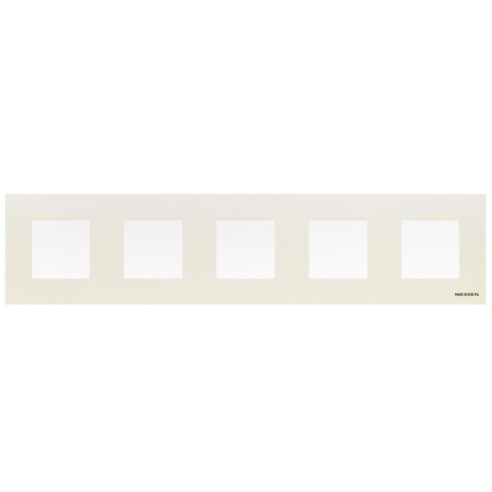 Рамка ABB Zenit 5-а Білий (2CLA227500N1101)