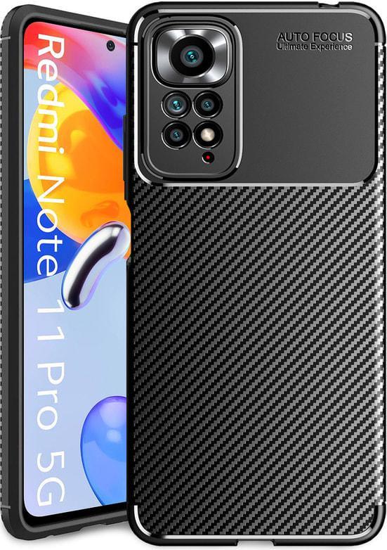Чохол Autofocus Carbon Xiaomi Redmi Note 11 Pro (4G/5G) Black (30758-2B)