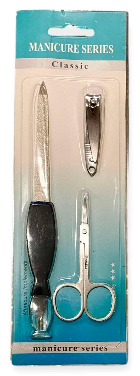 Маникюрный набор Classic нержавеющая сталь 3 предмета
