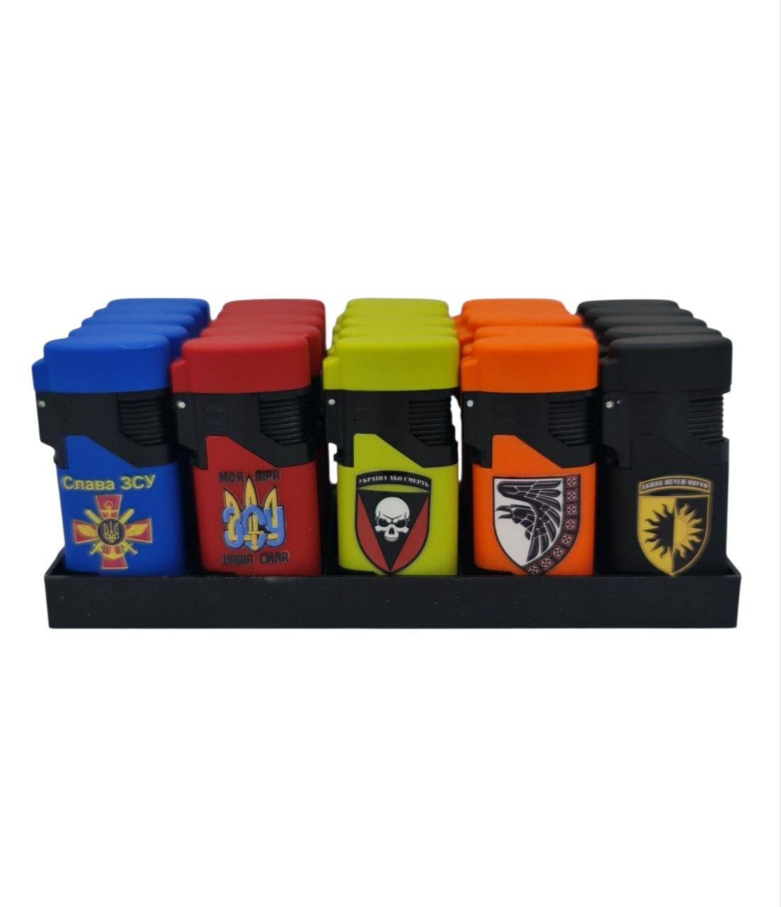 Набор зажигалок Smile Turbo Jet ВСУ 25 шт. (000006447)