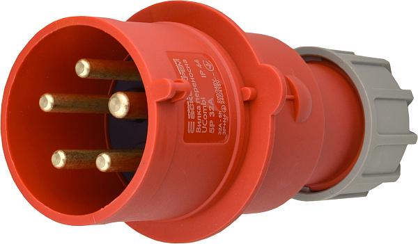 Вилка силовая переносная АСКО-УКРЕМ 5P 32А IP44