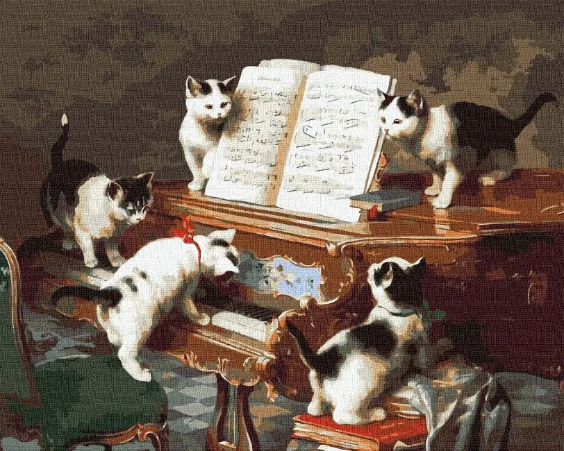 Картина по номерам Идейка Музыкальная пауза 40x50 см (KH4343)