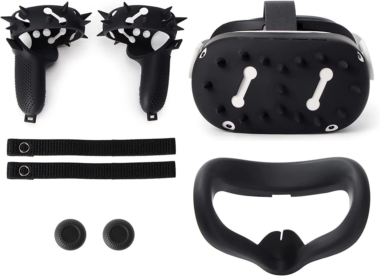 Набор силиконовой защиты для Oculus Quest 2 Black (ACS-NSZFOQ2bl) - фото 2 Набор силиконовой защиты для Oculus Quest 2 Black (ACS-NSZFOQ2bl) - фото 2