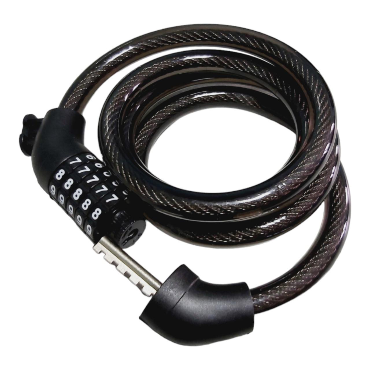 Велозамок протиугінний трос з кодовим замком 1,1 м 09051509 - фото 2 Велозамок протиугінний трос з кодовим замком 1,1 м 09051509 - фото 2