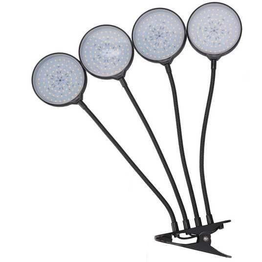 Фітолампа LED USB для росту рослин на 4 лампи (545) - фото 3 Фітолампа LED USB для росту рослин на 4 лампи (545) - фото 3