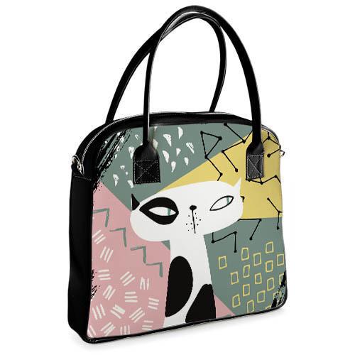 Сумка Presentville с принтом Oxford Котик (OXF ILI013 BL)