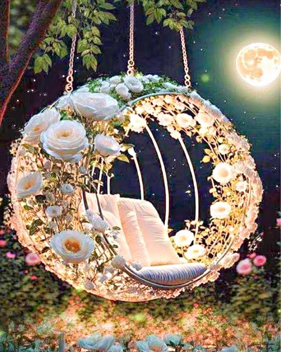 Алмазна мозаїка MY-Art Чарівний сон на підрамнику круглі алмази 40х50 см (AR-3281)