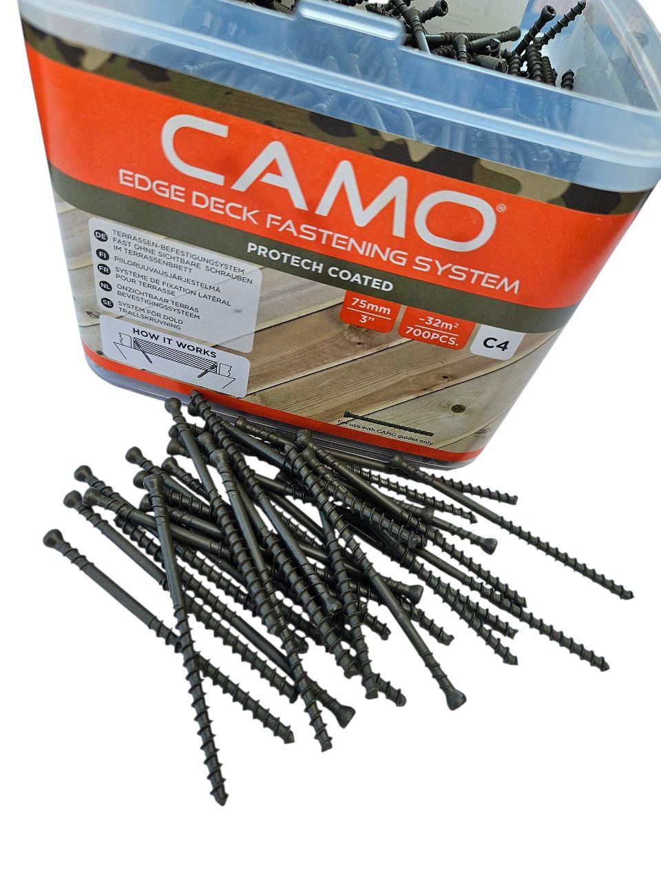 Саморіз для монтажу дерев'яних терас Camo C4 ProTech 75 мм 700 шт. (28747826) - фото 4