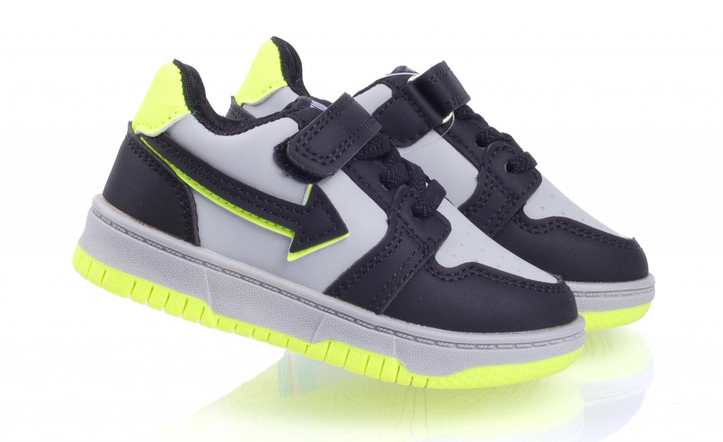 Кроссовки для мальчиков р. 24 Черно-салатовый (11)