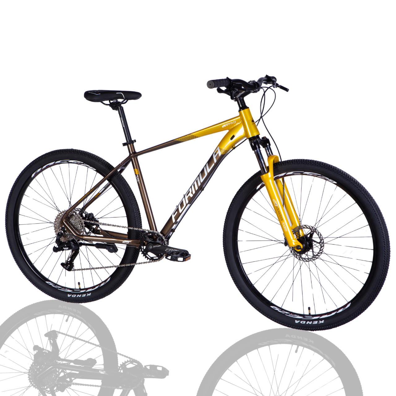 Велосипед Formula ZEPHYR 1.0 HDD AL 29" 19" 2025 Золотисто-коричневий