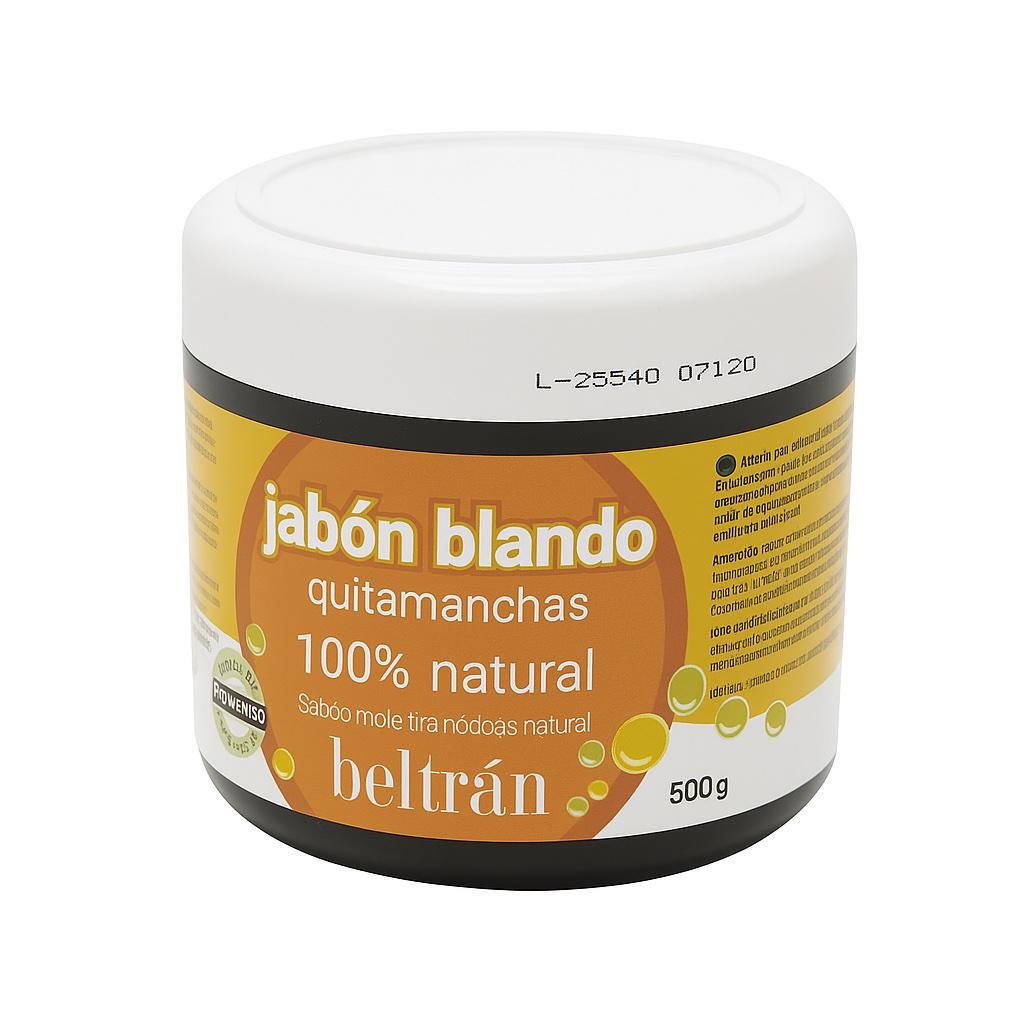 Мягкое мыло для ручной и машинной стирки Beltrán Quitamanchas 100% Natural 500 г