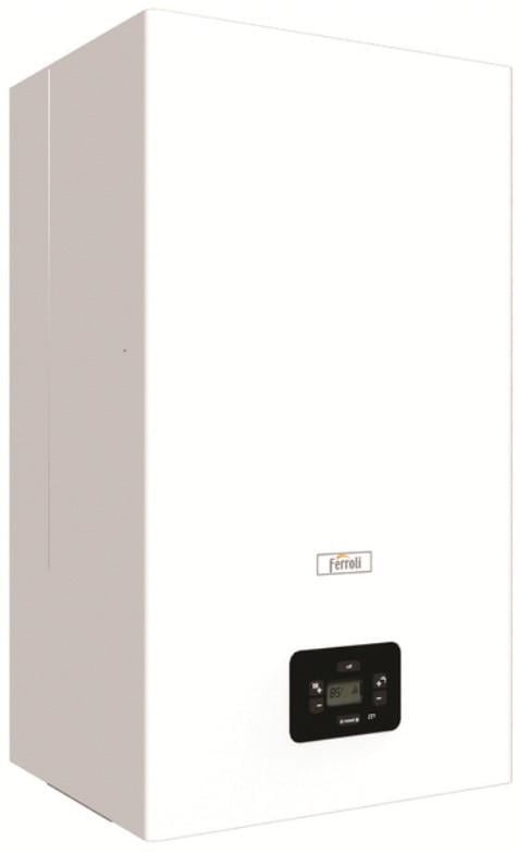 Котел газовый настенный Ferroli DIVA D F37 с двумя раздельными теплообменниками турбированный